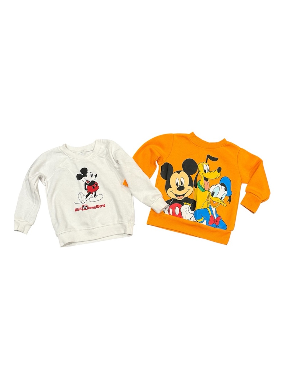 Disney Mickey Mouse Toddler Sweatshirt Lot 18-24M 2T Walt Disney World